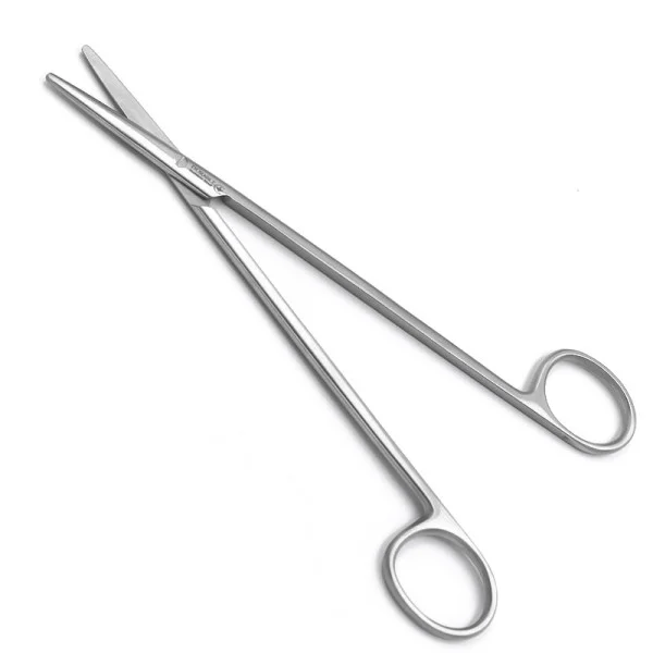 DHS-02-221-18. Ножиці за Метценбаумом, прямі, тупокінцеві, 180 мм. DURABLE